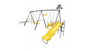 Детский комплекс DFC качели, качели-балансир и горка 76509 Детский комплекс DFC качели, качели-балансир и горка 76509