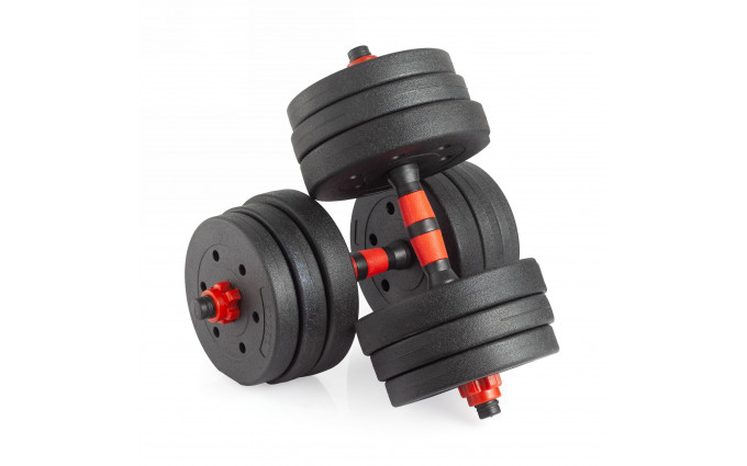 Гантели разборные с грифом, 20 кг. (2 шт. х 10 кг.) VictoryFit VF-DС200 Гантели разборные с грифом, 20 кг. (2 шт. х 10 кг.) VictoryFit VF-DС200